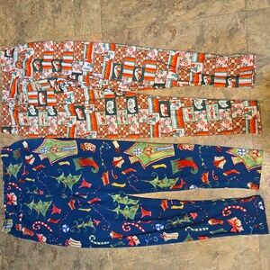 Womans Fabulegs Christmas Leggings